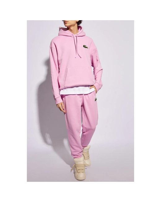 Lacoste Pink Hoodies for men
