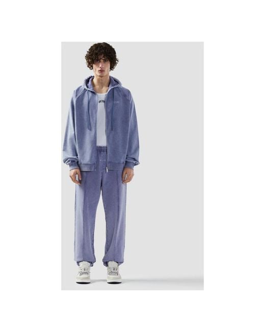 Gcds Blue Zip-Throughs for men