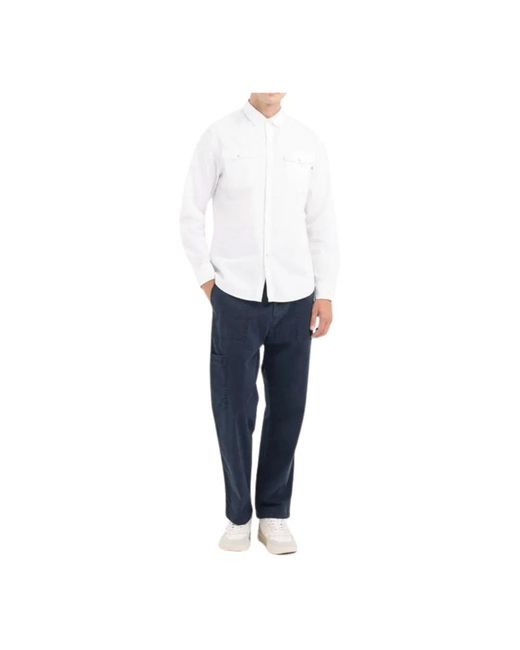 Replay White Casual Shirts for men