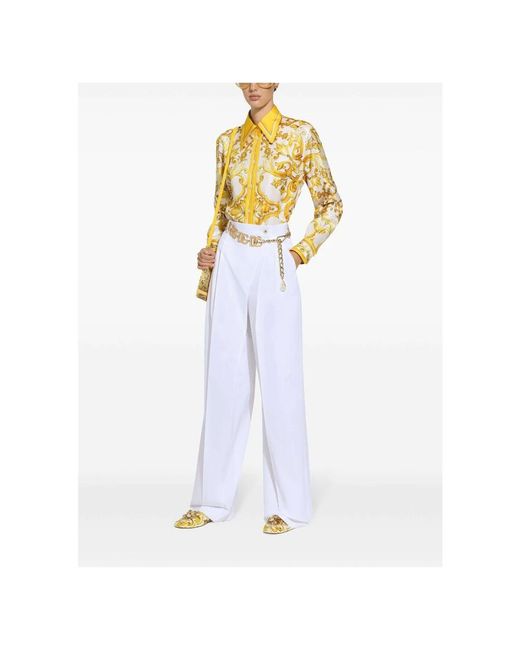 Dolce & Gabbana White Trousers