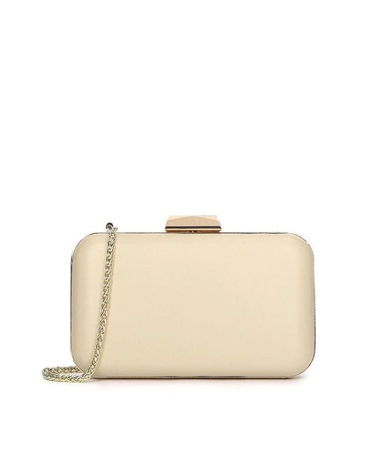 Kazar Natural Damen Creme Clutch Tasche