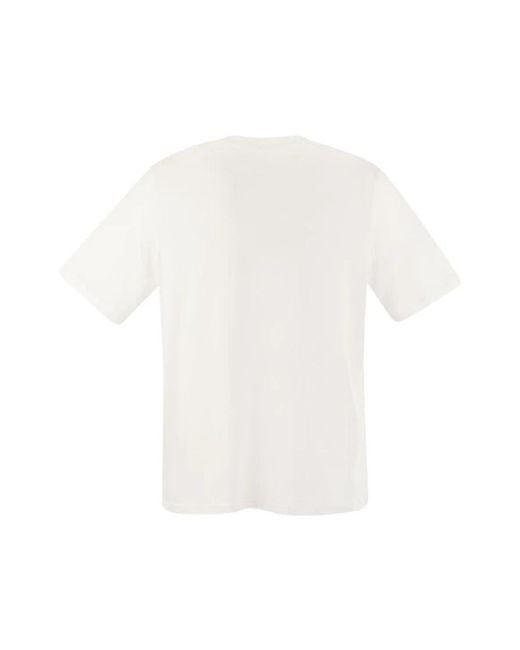 Majestic Filatures White T-Shirts for men