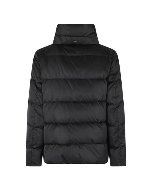 Herno Black Down Jackets