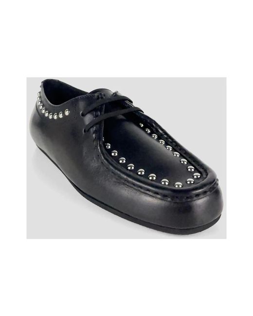 Jil Sander Blue Loafers