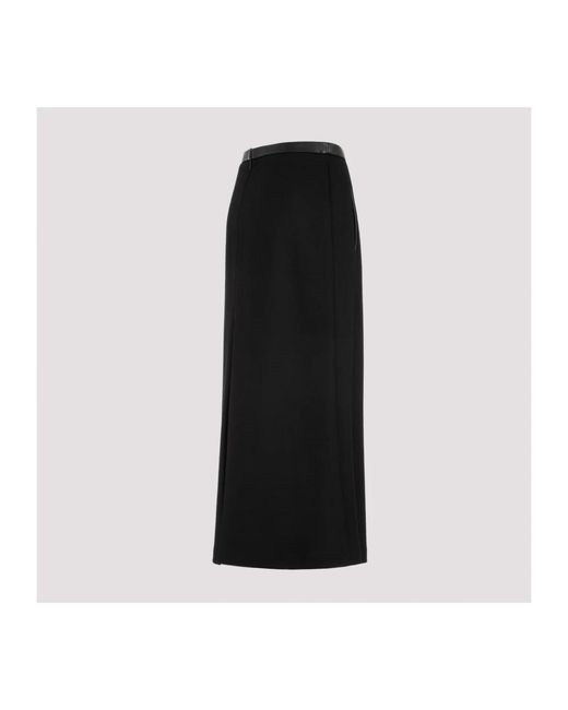 Saint Laurent Black Maxi Skirts