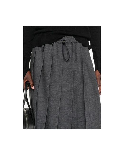 Fabiana Filippi Gray Midi Skirts