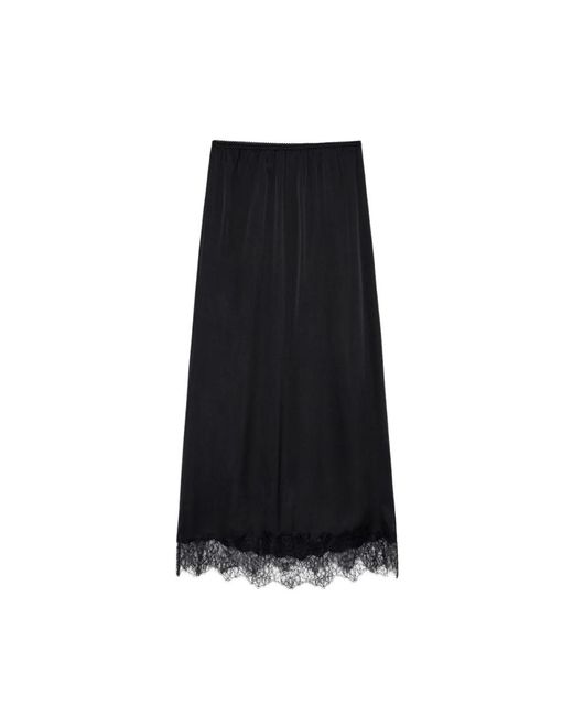 Anine Bing Black Midi Skirts