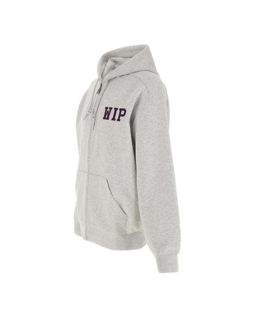 Carhartt Hoodies & Sweatvesten ,Grijs ,Katoen Hooded Mini Wip Sweat Jacket in het Gray voor heren