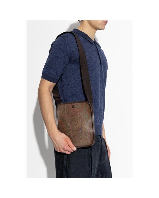 Etro Brown Messenger Bags for men
