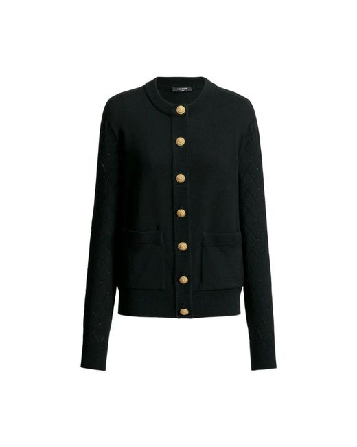 Cardigans Balmain de color Black
