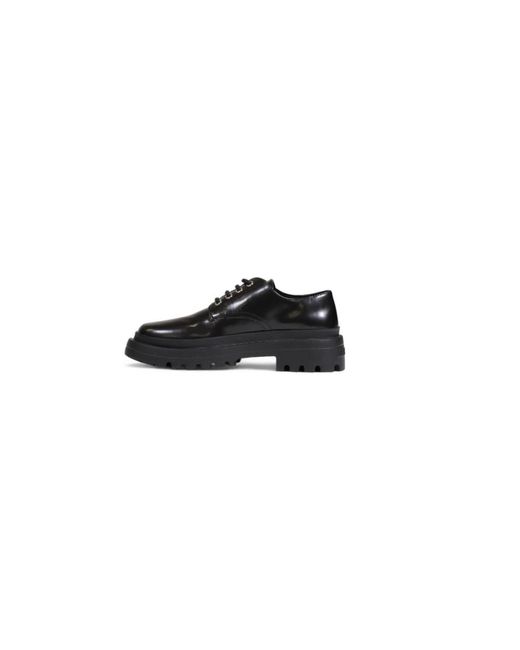 Love Moschino Black Laced Shoes