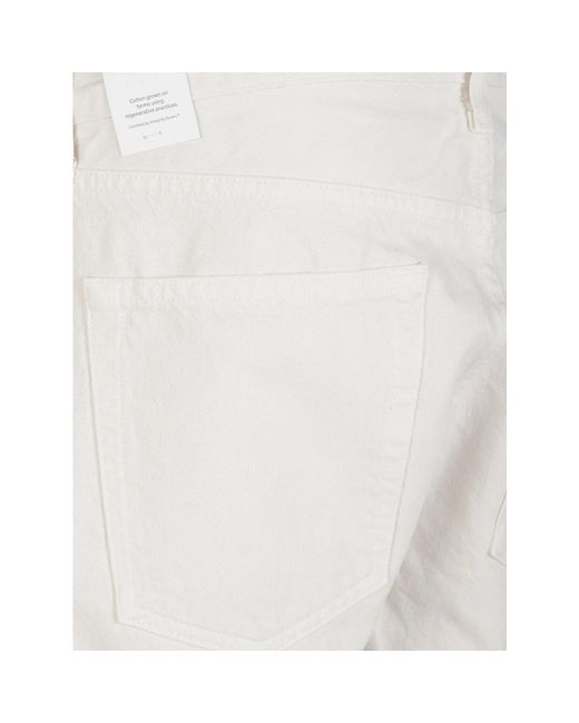 Agolde White Wide Jeans for men