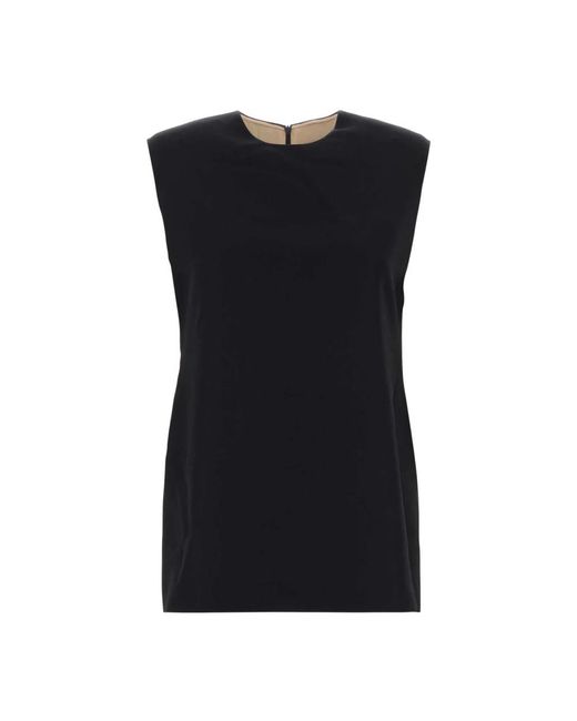 Carven Overhemden ,Zwart ,Bl 316 Sleeveless Top in het Black