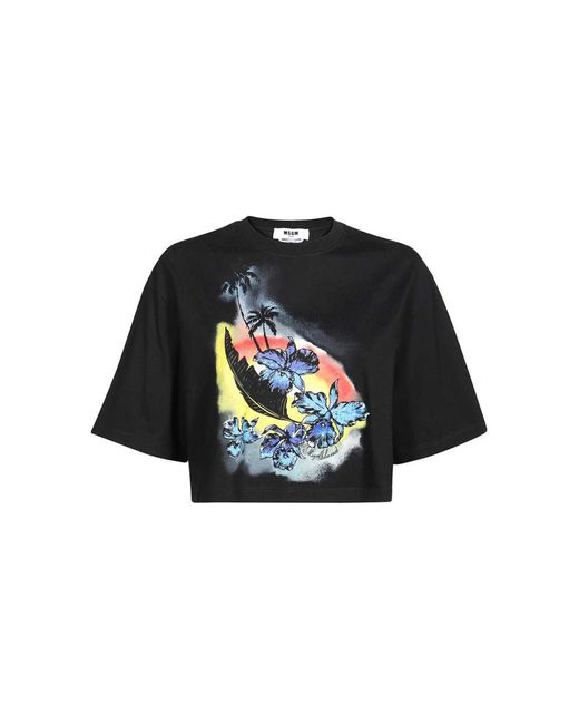 MSGM T-Shirts in het Black