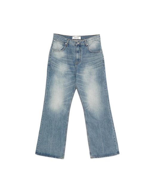 TONYWACK Blue Flared Jeans for men