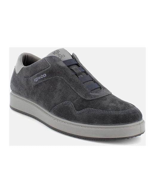 Igi&co Gray Sneakers for men