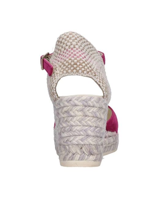 Wedges Espadrilles en coloris Pink