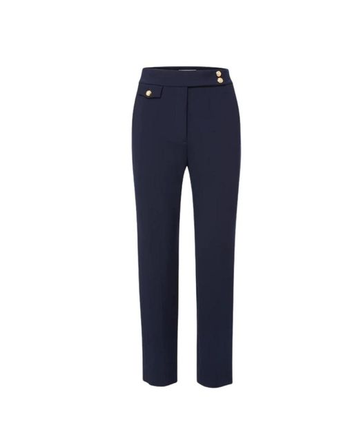 Veronica Beard Blue Cropped Trousers