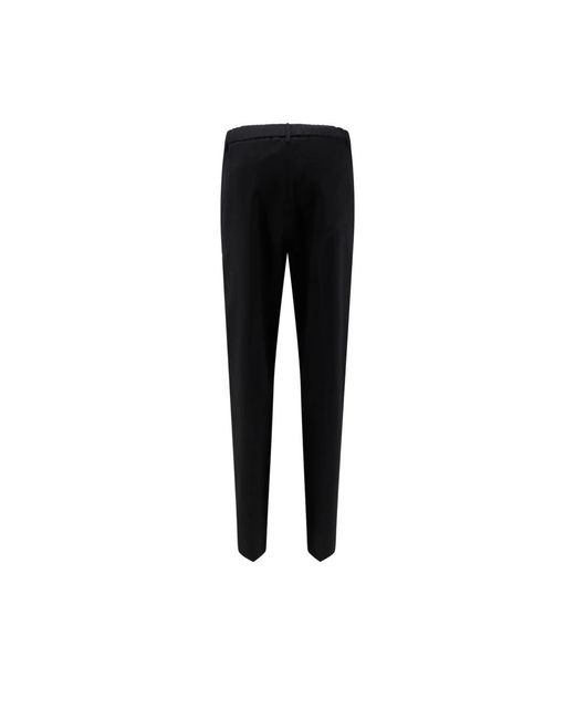 Alysi Black Straight Trousers
