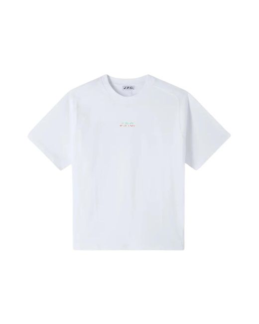 A.P.C. White T-Shirts for men