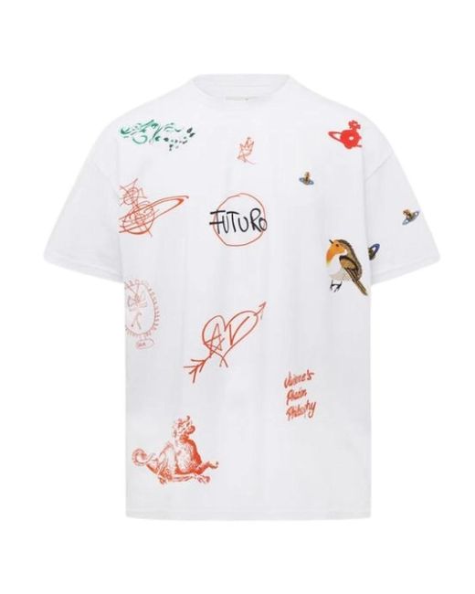 T-Shirts di Vivienne Westwood in White da Uomo