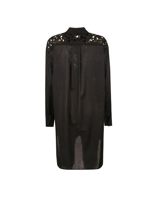 Ermanno Scervino Black Shirt Dresses