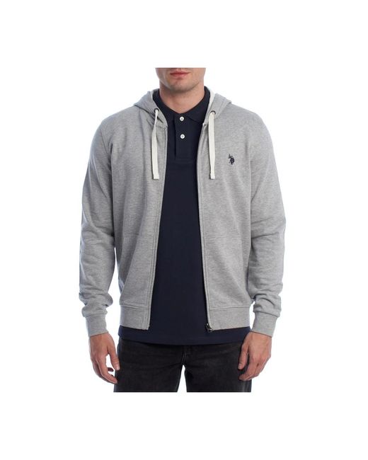 U.S. POLO ASSN. Blue Zip-Throughs for men
