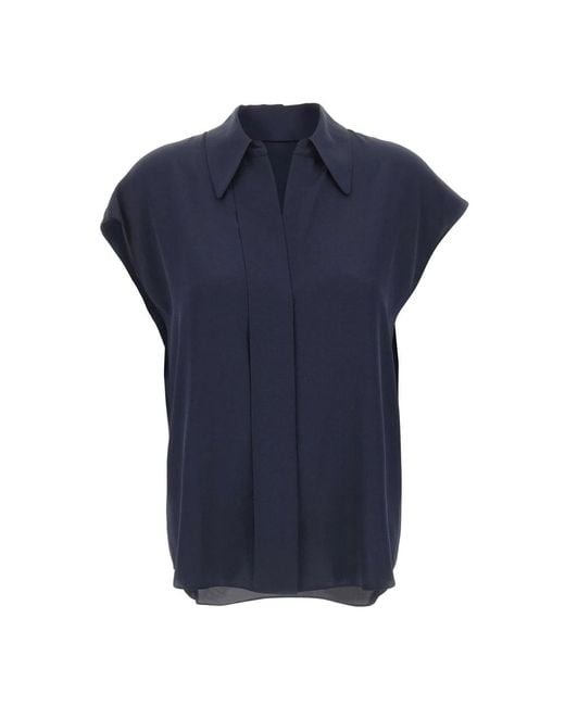 Vince Blue Blouses