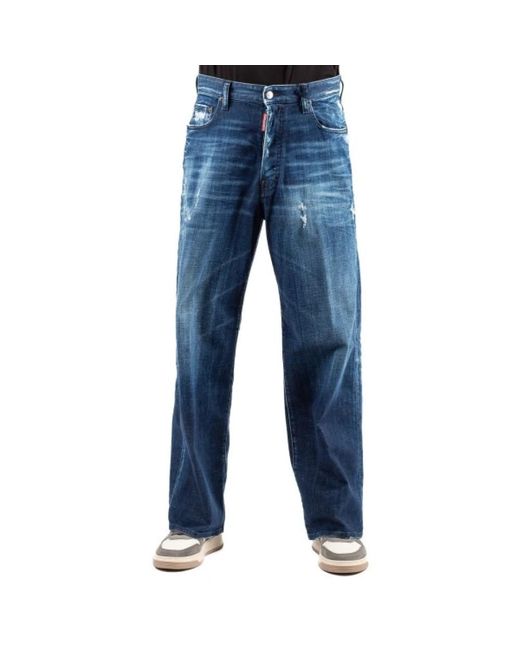 DSquared² Rechte Jeans in het Blue voor heren