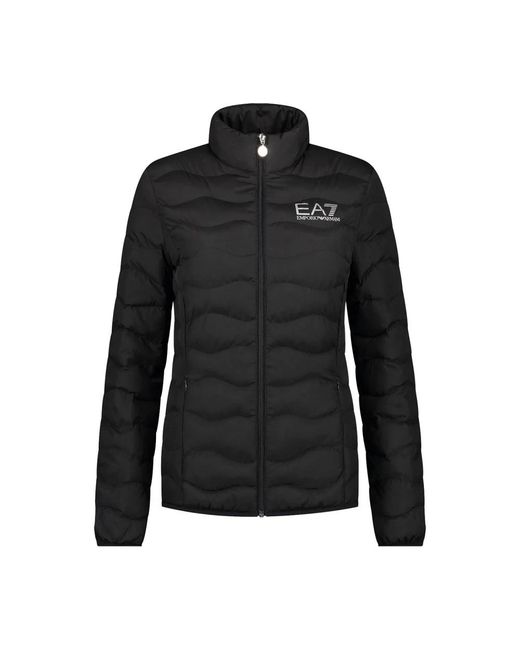EA7 Black Down Jacket