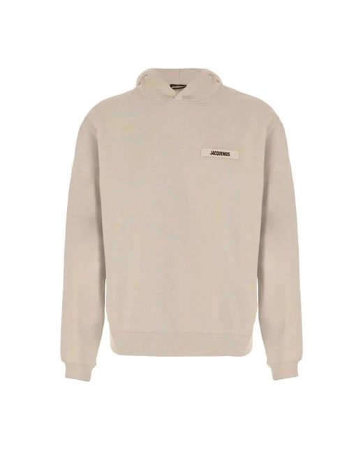 Jacquemus Natural Hoodies for men