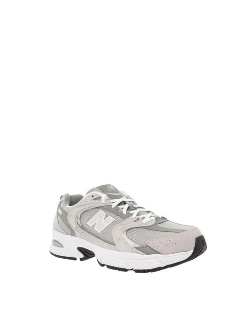 New Balance White 530 Sneakers Raincloud / Shadow Grey