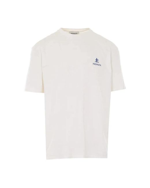 T-Shirts Premiata de hombre de color White