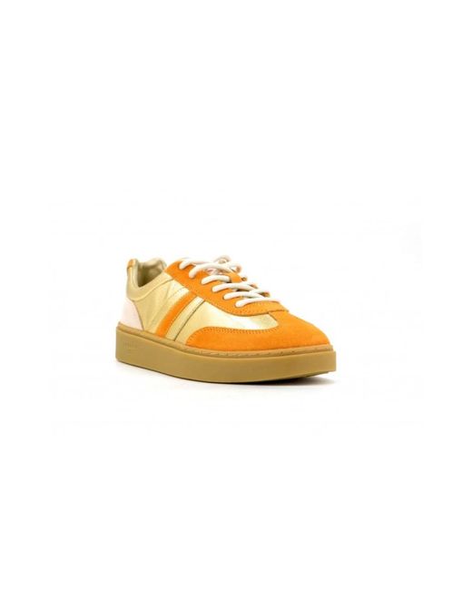 Serafini Yellow Leder-Sneaker