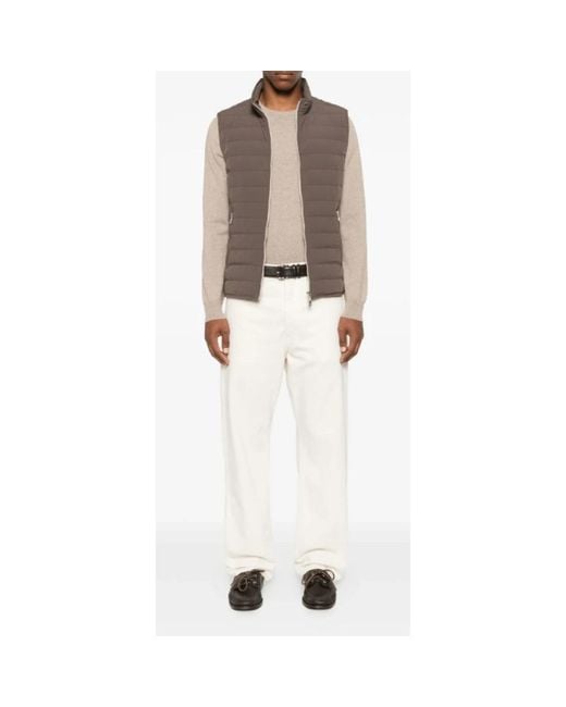 Vests di Brunello Cucinelli in Brown da Uomo
