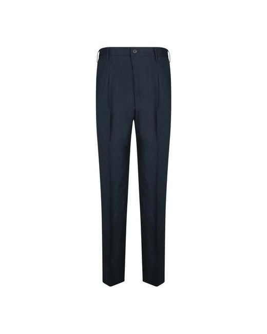 Incotex Blue Suit Trousers for men