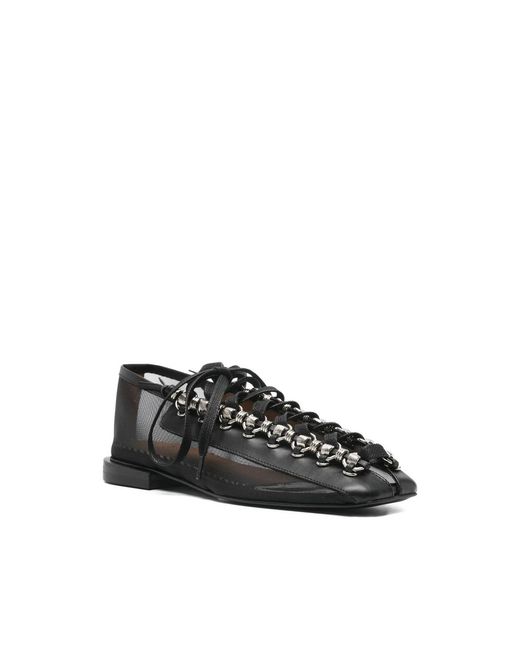 Toga Black Laced Shoes
