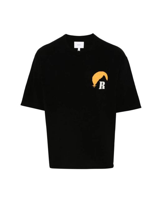 T-Shirts Rhude de hombre de color Black