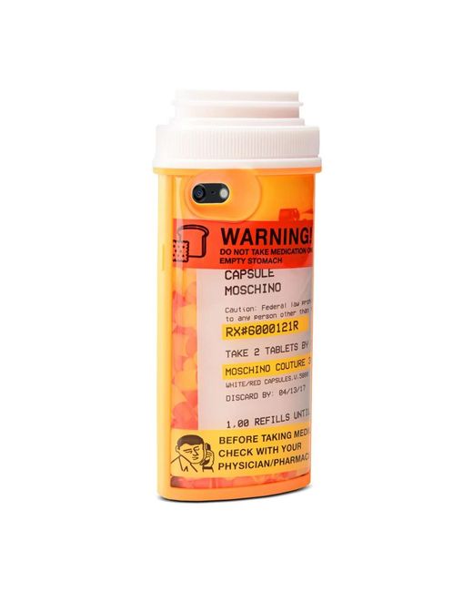 Moschino Orange Headphones