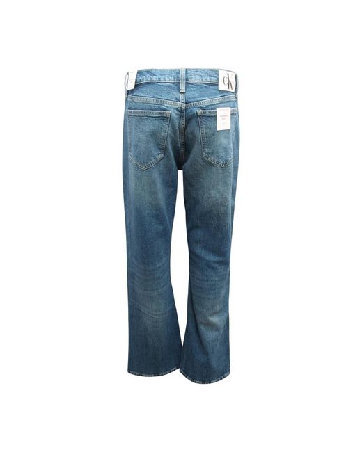 Calvin Klein Blue Straight Fit Jeans