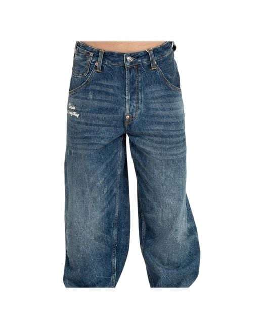 Jeans > loose-fit jeans Evisu pour homme en coloris Blue