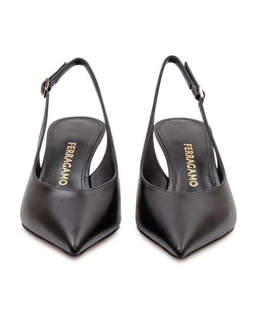 Ferragamo Black Pumps