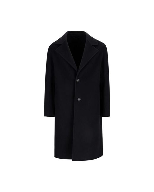 Lardini Black Single-Breasted Coats for men