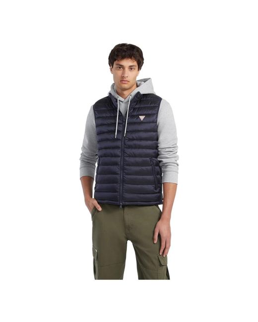 Guess Blue Vests for men