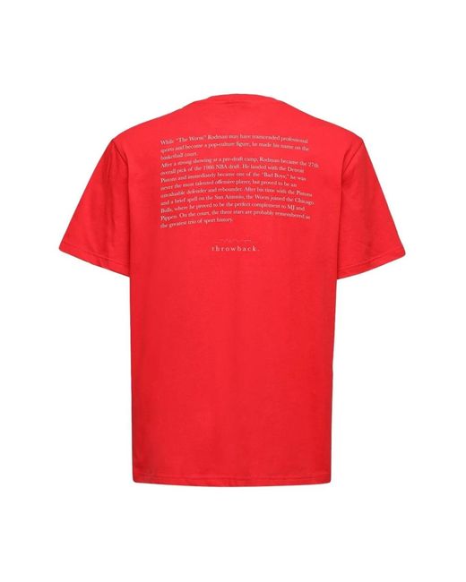 Throwback. T-Shirts in het Red voor heren