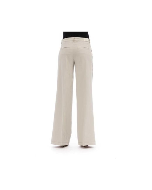 Trousers > wide trousers Jacob Cohen en coloris Natural