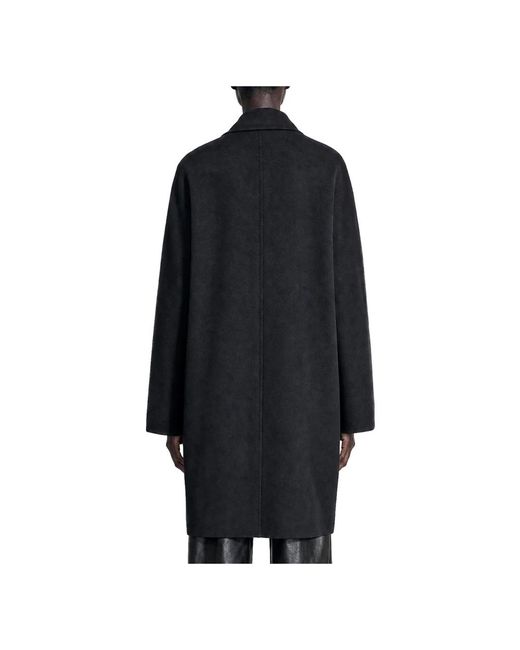 Max Mara Black Double-Breasted Coats