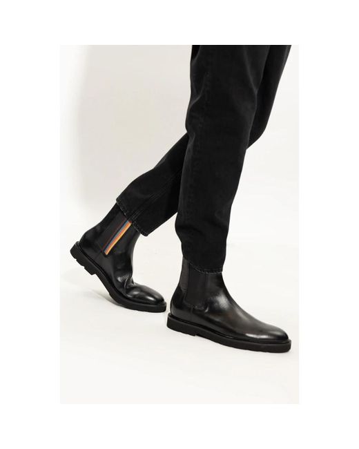 Paul Smith Chelsea Boots aus Leder 'Elton' in Black für Herren