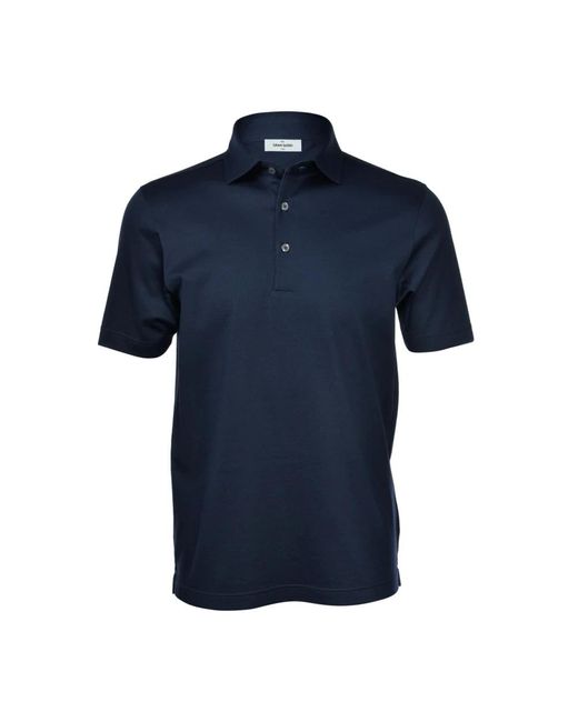 Gran Sasso Blaues polo shirt in Blue für Herren