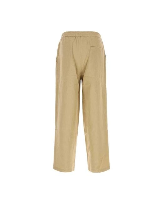 LeKasha Natural Cropped Trousers for men